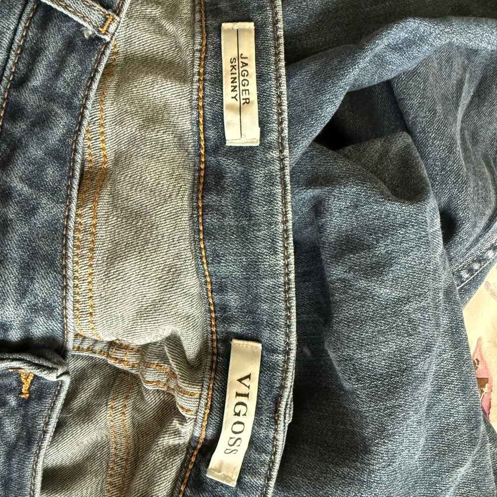 Vigoss Blue Skinny Jeans Classic Denim